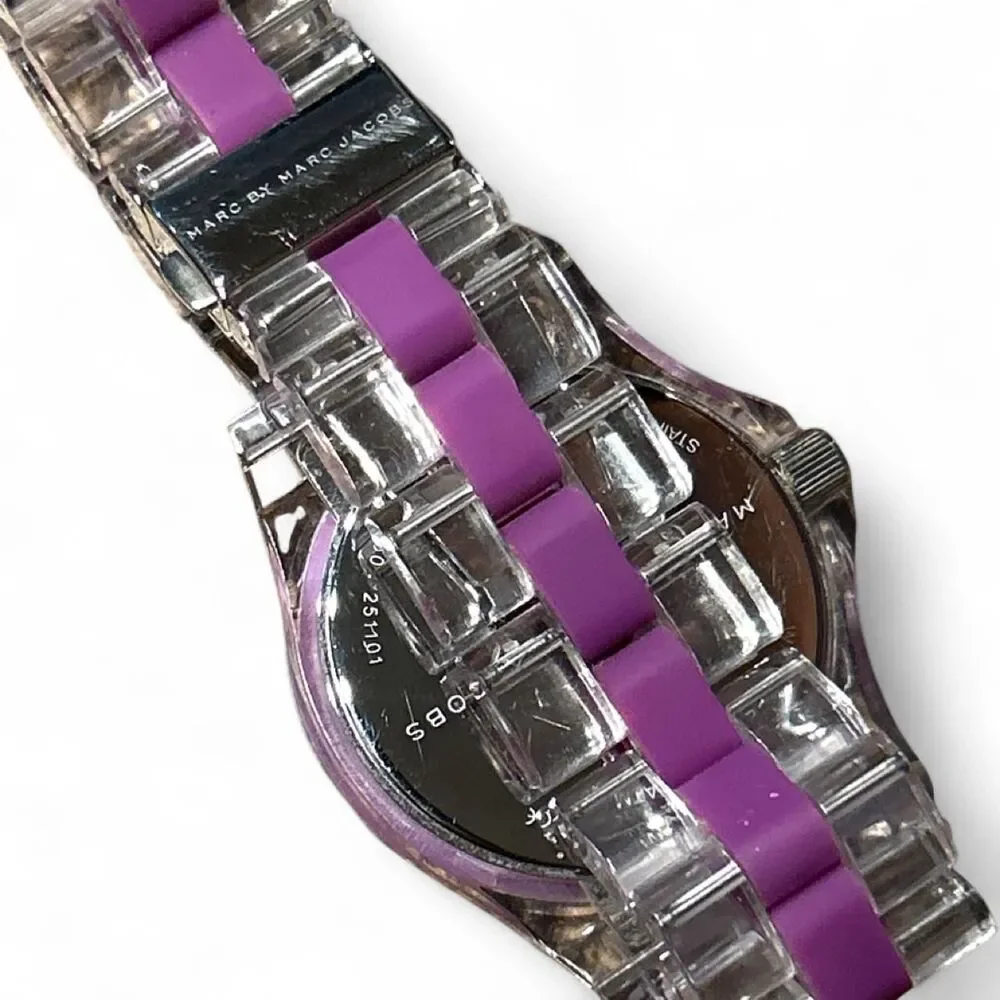 Y2K vintage Marc by Marc Jacobs Rivera Acrylic Watch